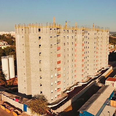 Monitoramento e acompanhamento de evolucao de obra com drone