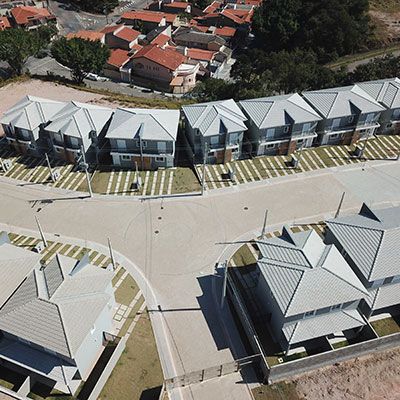 Fotografia aerea para mercado imobiliario com drone em Sao Paulo